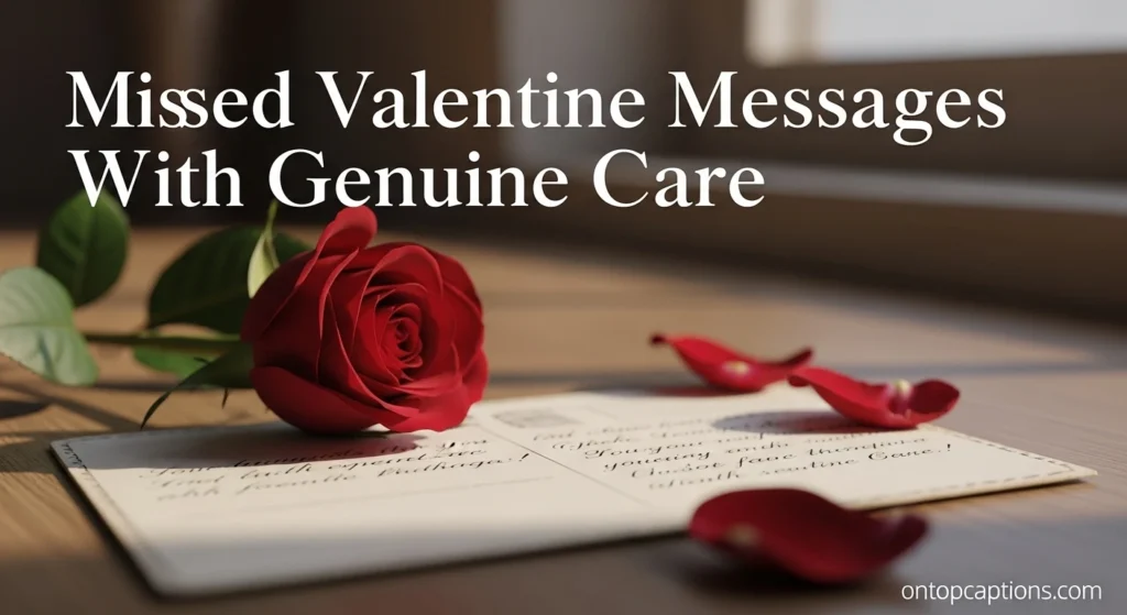 Missed Valentine Messages With Genuine Care