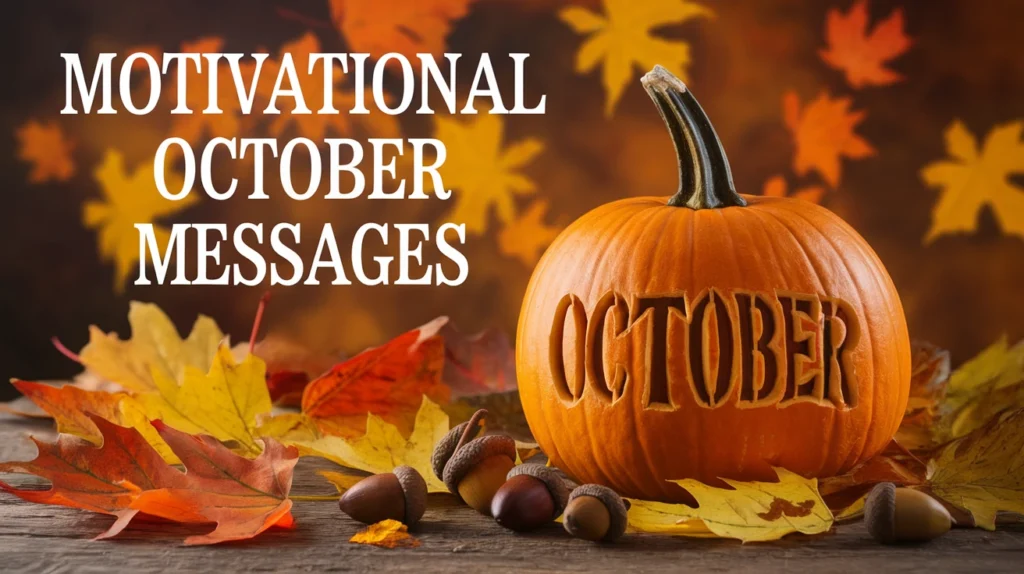 Motivational October Messages