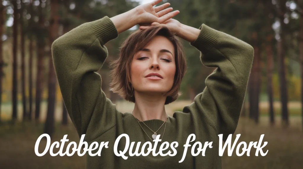 October Quotes for Work