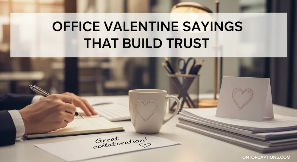 Office Valentine Sayings That Build Trust