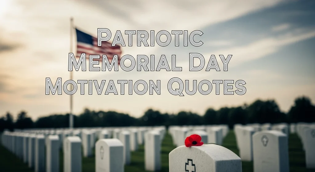 Patriotic Memorial Day Motivation Quotes