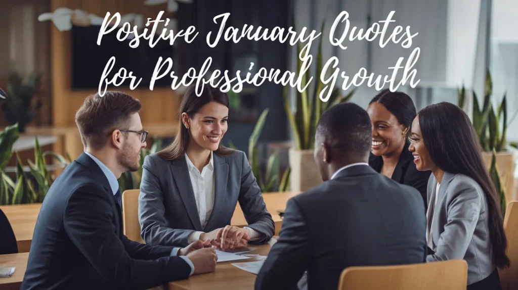 Positive January Quotes for Professional Growth