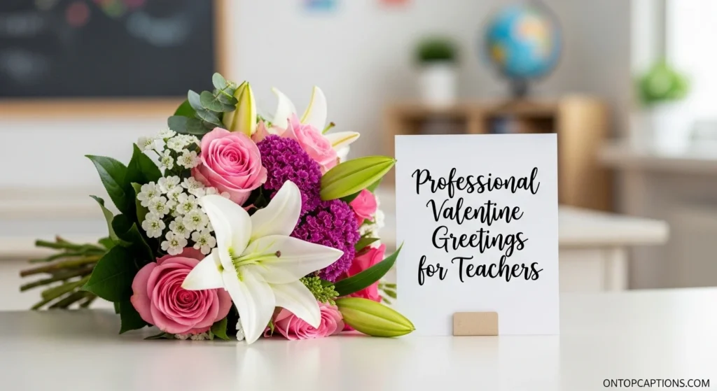 Professional Valentine Greetings for Teachers