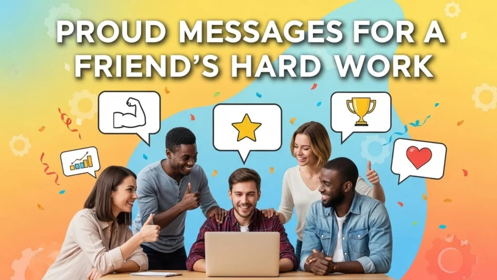 Proud Messages for a Friend’s Hard Work