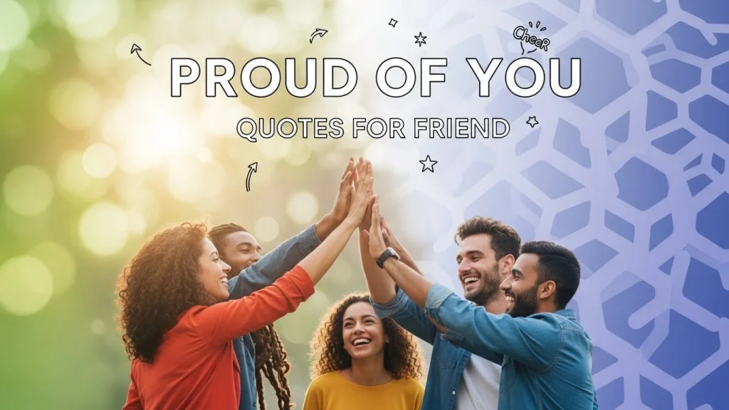 Proud of You Quotes for Friend