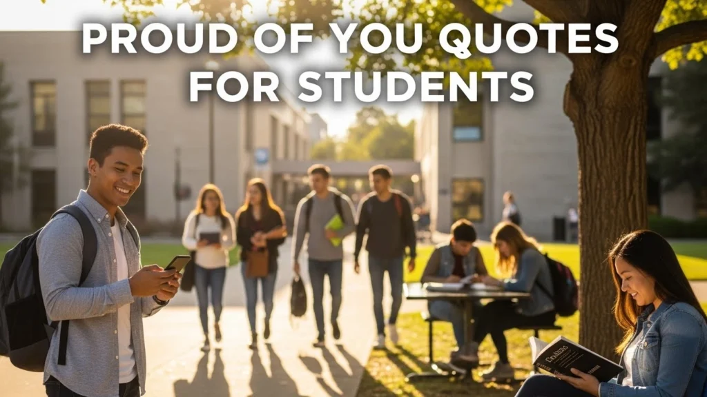 Proud of You Quotes for Students