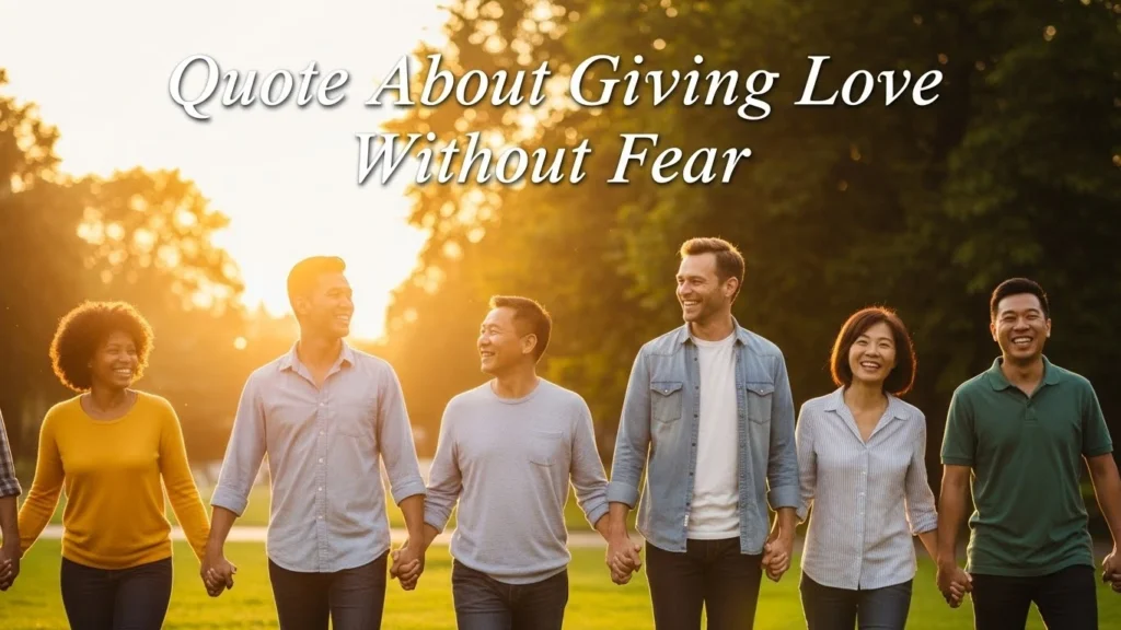 Quote About Giving Love Without Fear