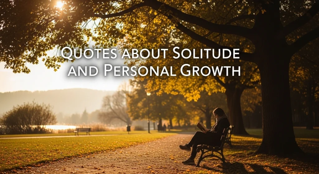 Quotes About Solitude and Personal Growth