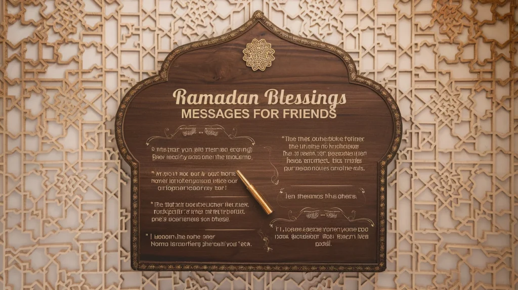 Ramadan Blessings Messages for Friends