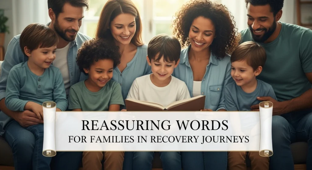 Reassuring Words for Families in Recovery Journeys