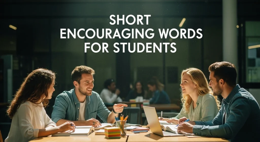 Short Encouraging Words for Students