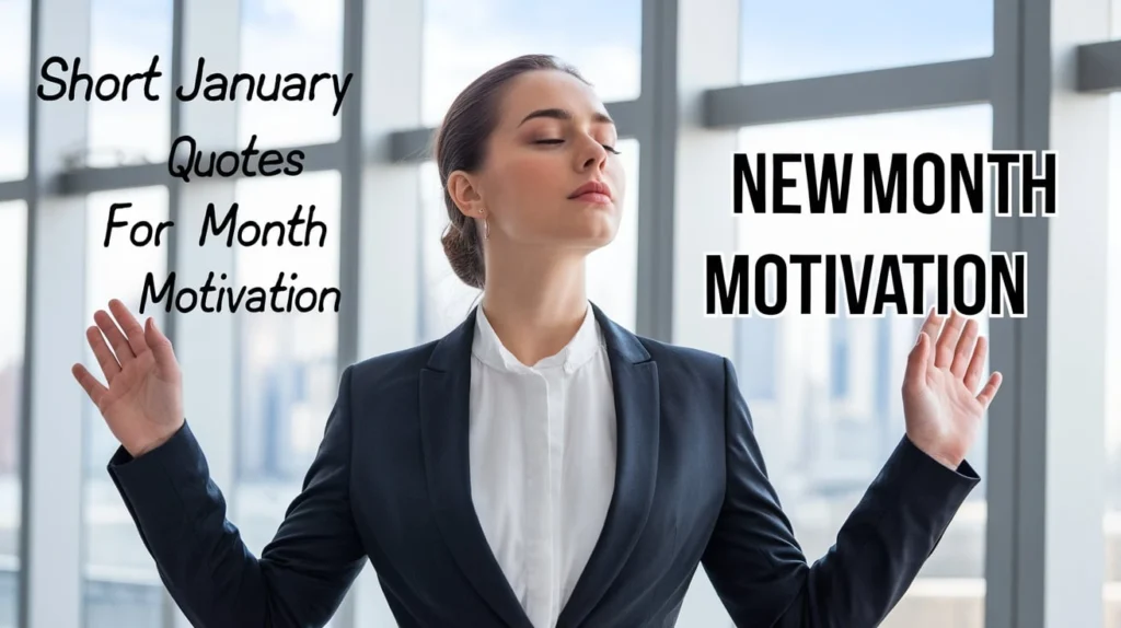 Short January Quotes for New Month Motivation