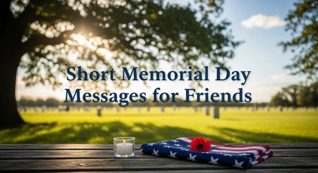 Short Memorial Day Messages for Friends