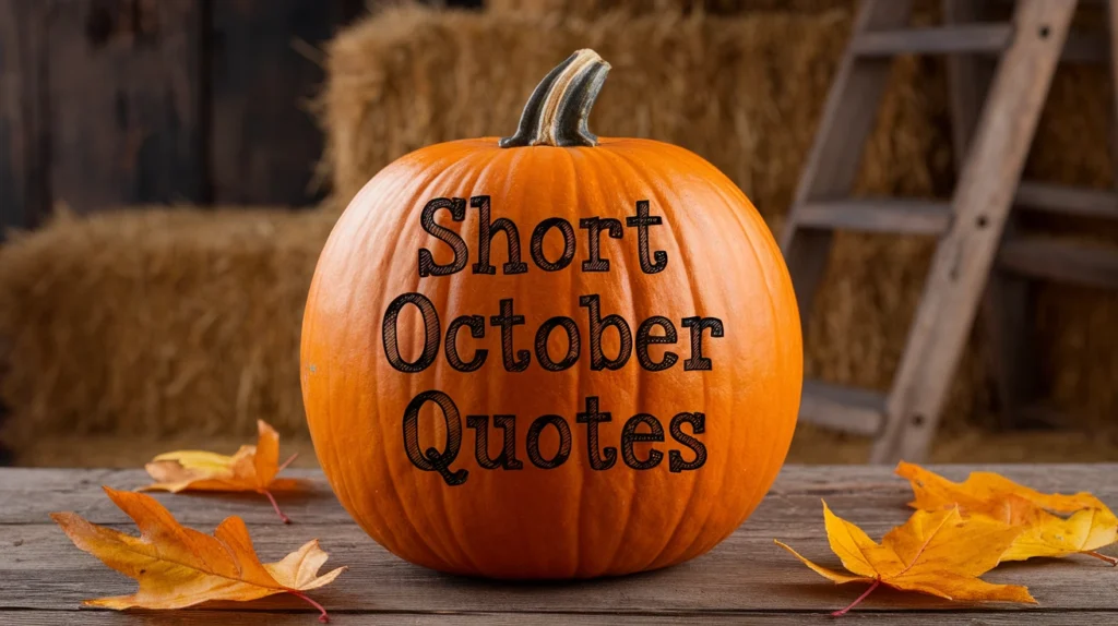 Short October Quotes