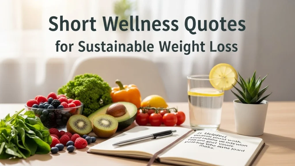 Short Wellness Quotes for Sustainable Weight Loss