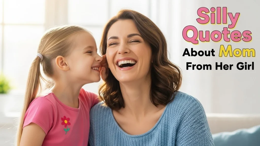 Silly Quotes About Mom From Her Girl