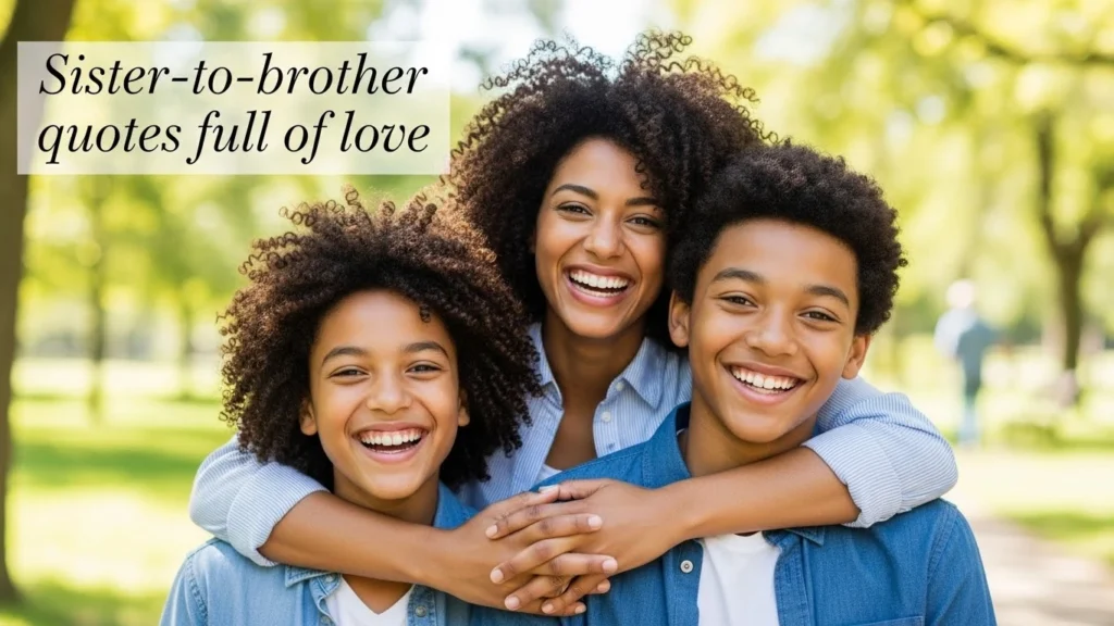Sister-to-brother quotes full of love