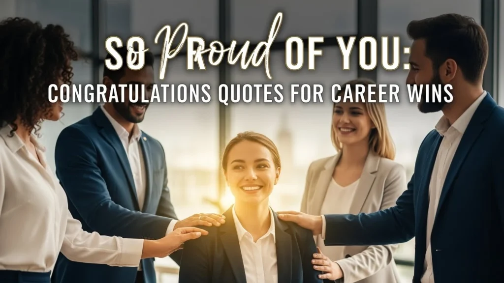 So Proud of You Congratulations Quotes for Career Wins