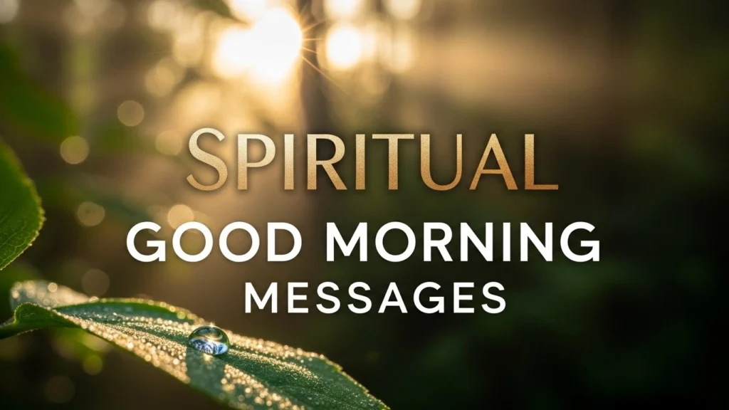 Spiritual Good Morning Messages