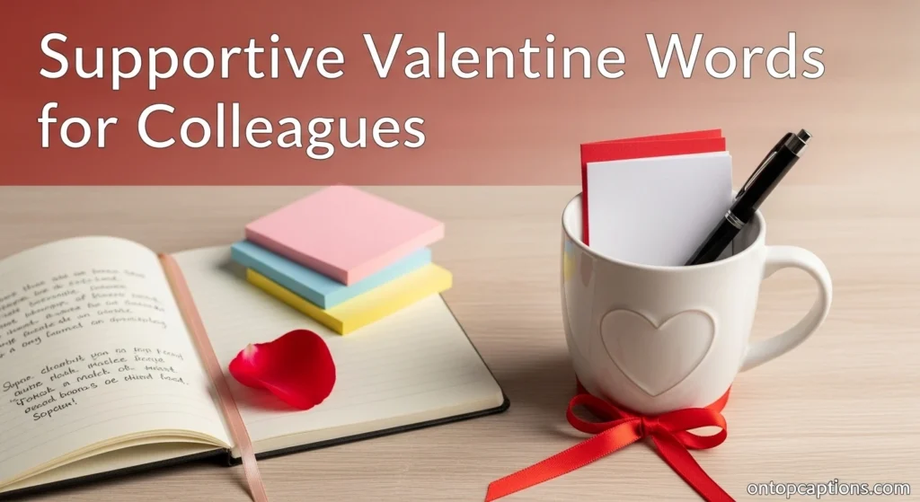 Supportive Valentine Words for Colleagues