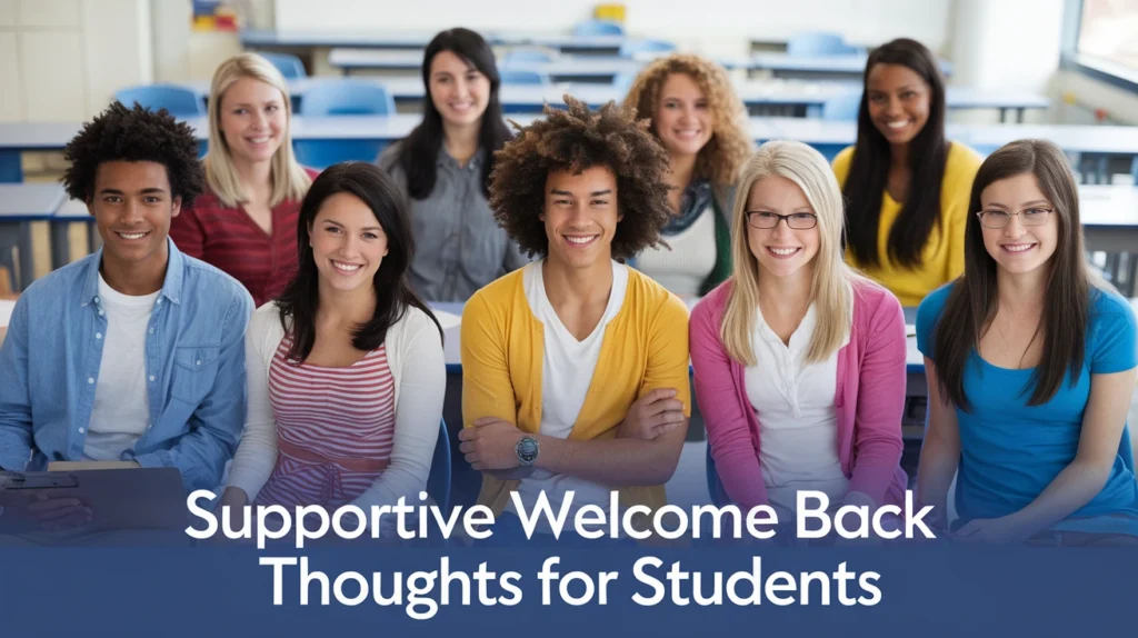 Supportive Welcome Back Thoughts for Students