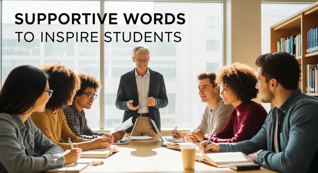 Supportive Words to Inspire Students