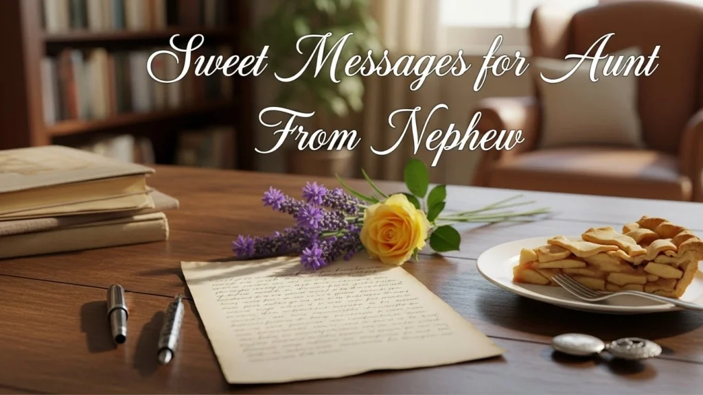 Sweet Messages for Aunt From Nephew