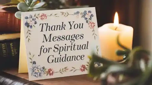 Thank You Messages for Spiritual Guidance