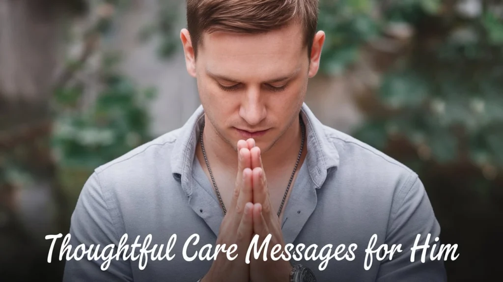 Thoughtful Care Messages for Him