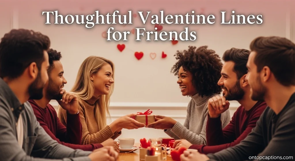 Thoughtful Valentine Lines for Friends