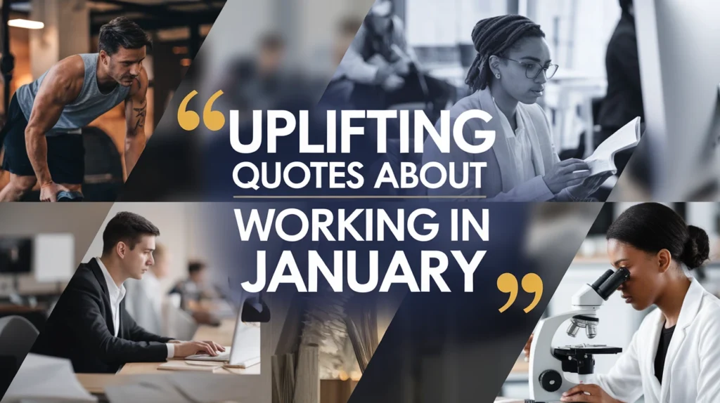 Uplifting Quotes About Working in January