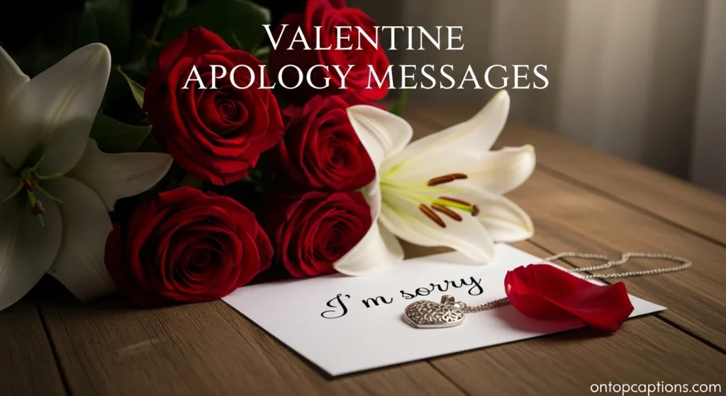 Valentine Apology Messages