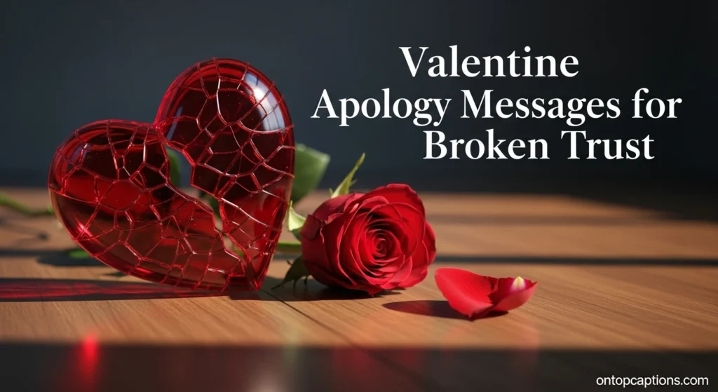 Valentine Apology Messages for Broken Trust