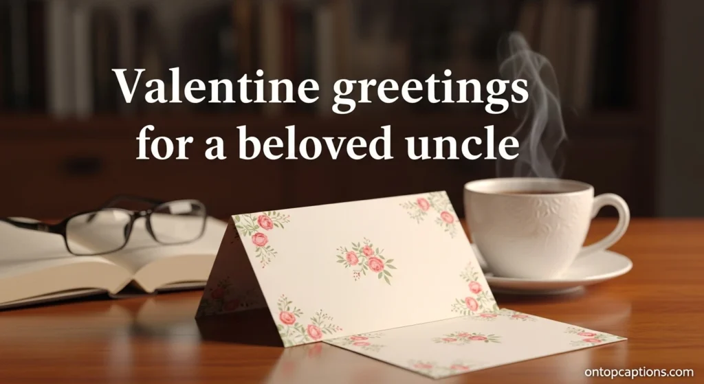 Valentine greetings for a beloved uncle