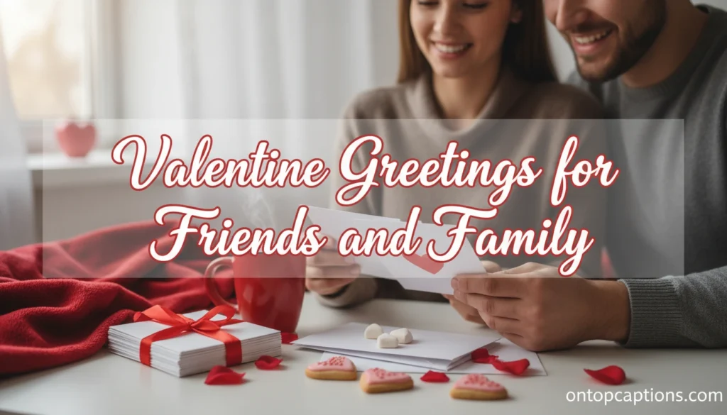 Valentine Greetings for Friends and Family