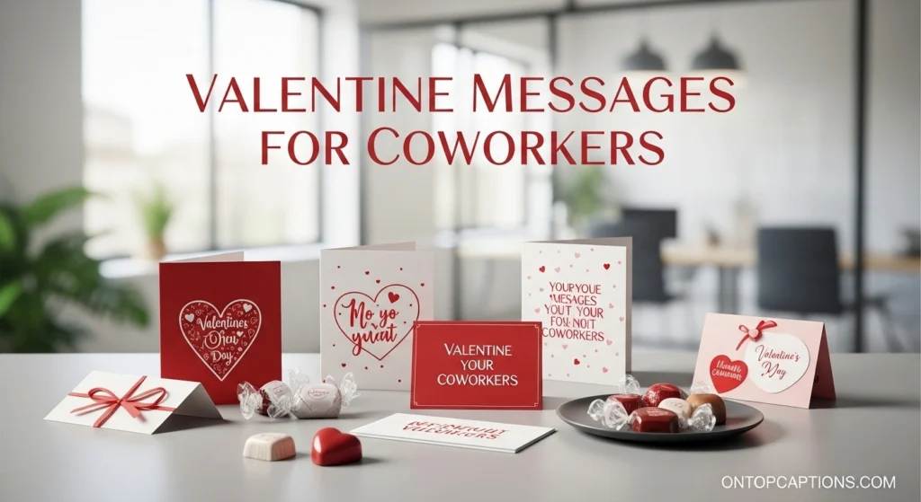 Valentine Messages for Coworkers