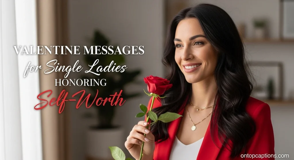Valentine Messages for Single Ladies Honoring Self-Worth