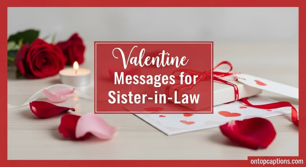 Valentine Messages for Sister-in-Law