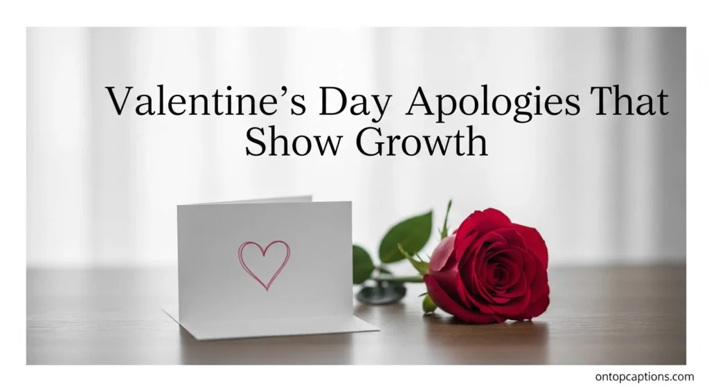 Valentine’s Day Apologies That Show Growth
