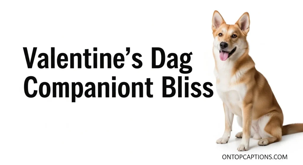 Valentine’s Day Dog Companionship Bliss