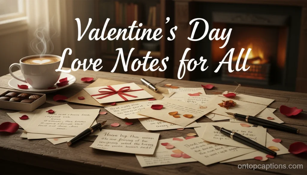 Valentine’s Day Love Notes for All