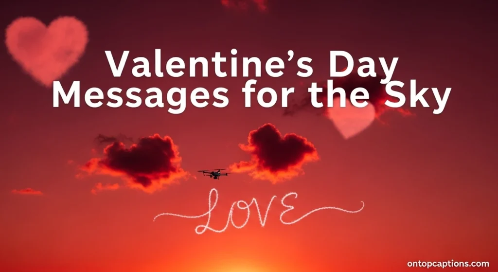 Valentine’s Day Messages for the Sky