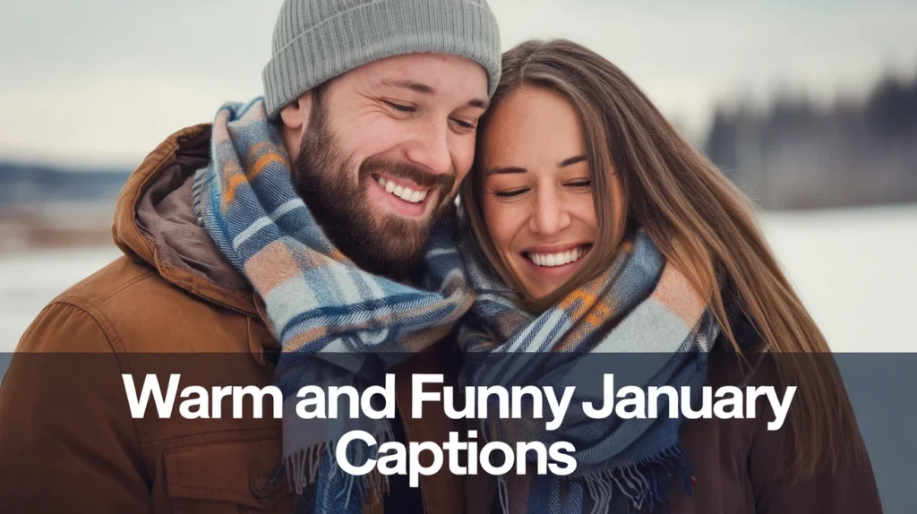 Warm and Funny January Captions