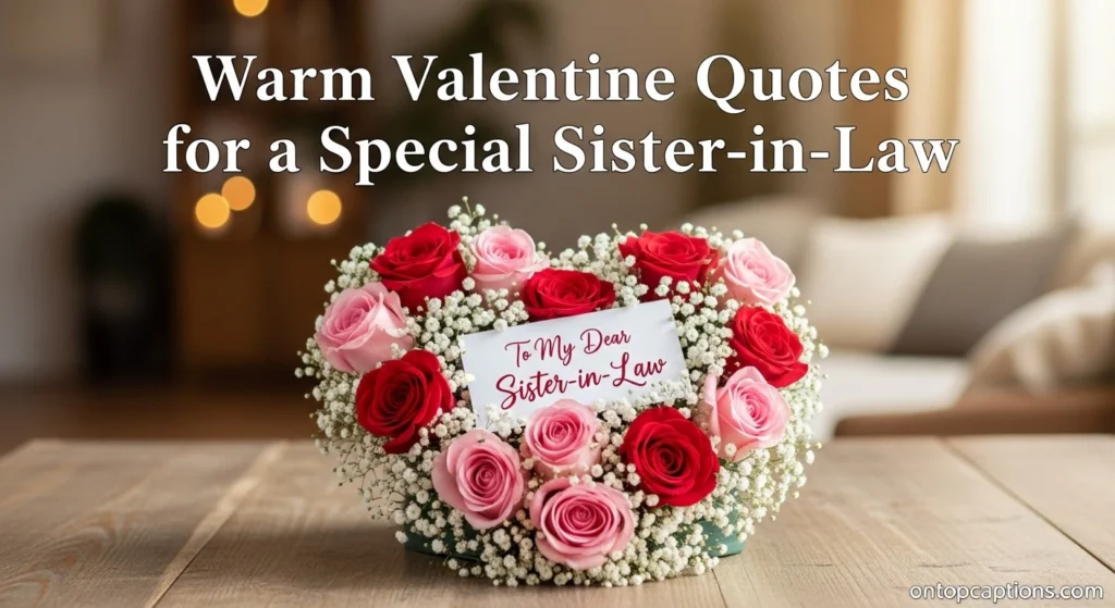 Warm Valentine Quotes for a Special Sister-in-Law