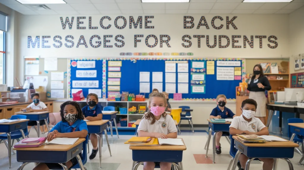 Welcome Back Messages for Students