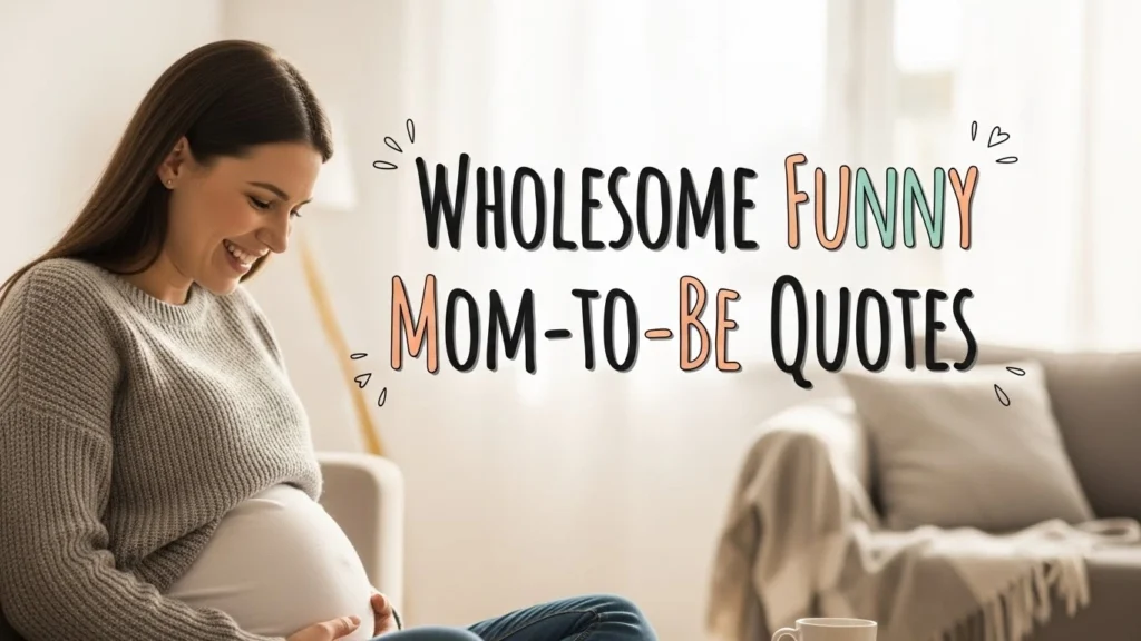 Wholesome Funny Mom-to-Be Quotes