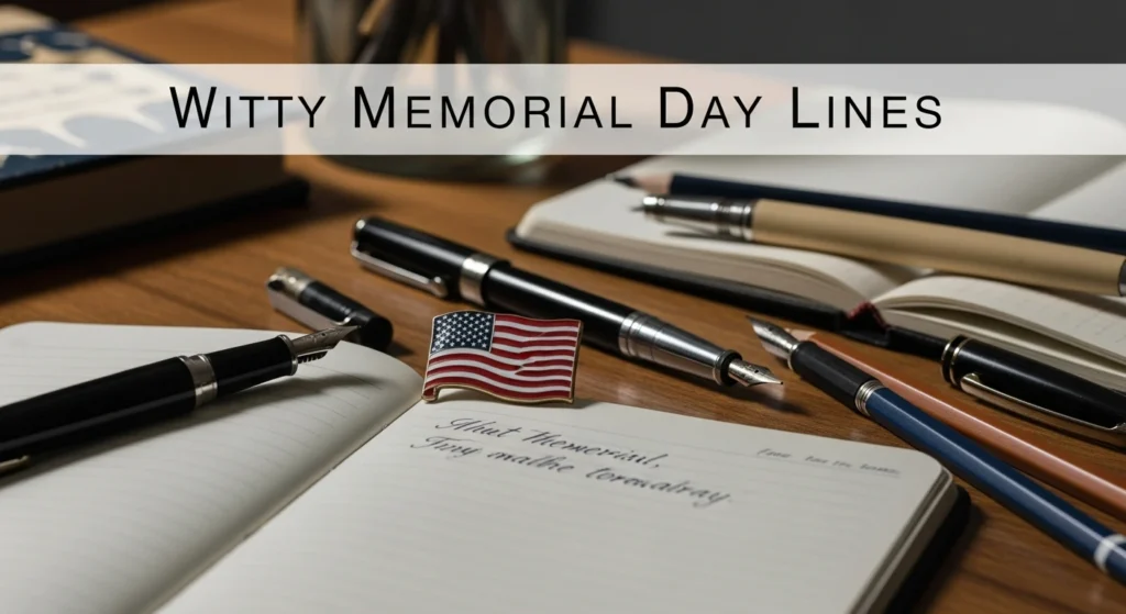 Witty Memorial Day Lines
