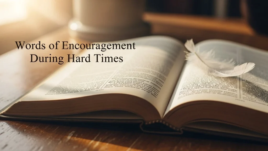 Words of Encouragement During Hard Times