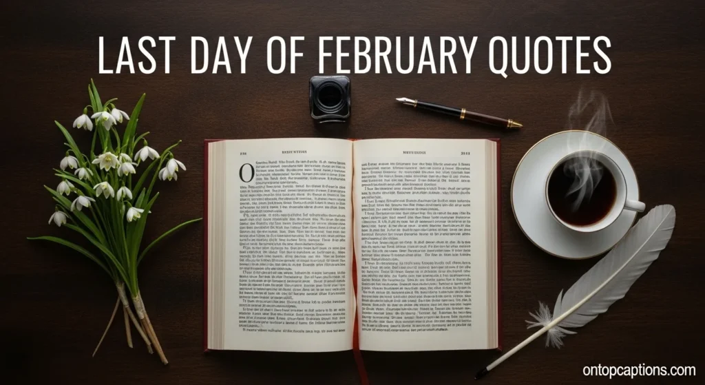 Last Day of February Quotes