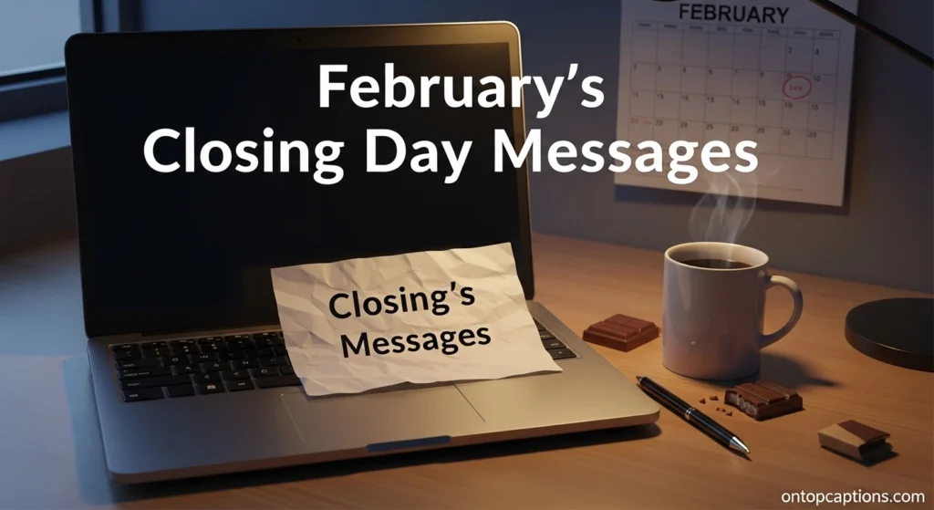 February’s Closing Day Messages